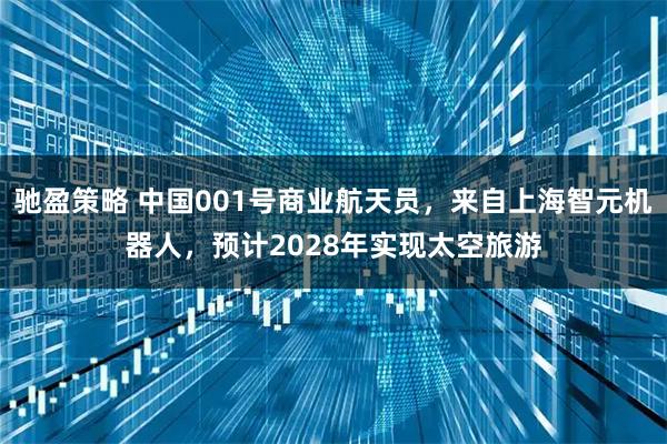 驰盈策略 中国001号商业航天员，来自上海智元机器人，预计2028年实现太空旅游